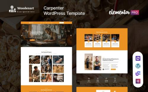 Woodernart - Carpentry And WoodWork Services WordPress Theme theme free